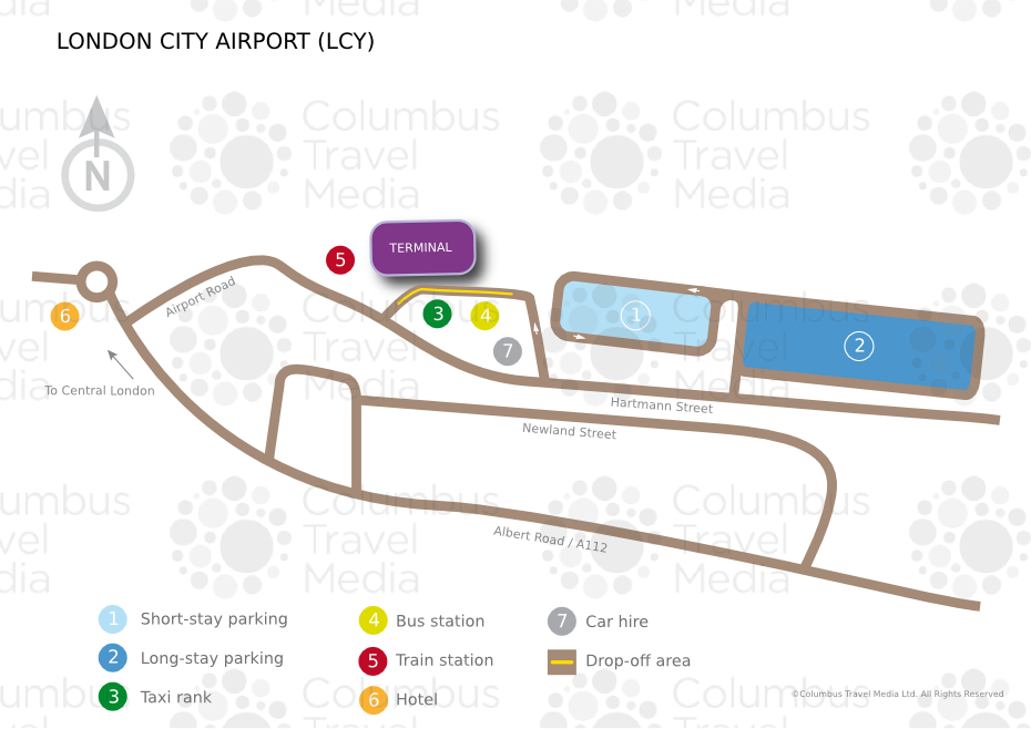 London City Airport Terminal Map - Devan Fenelia