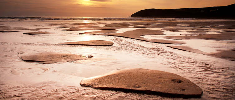 Take in the sunset at Croyde