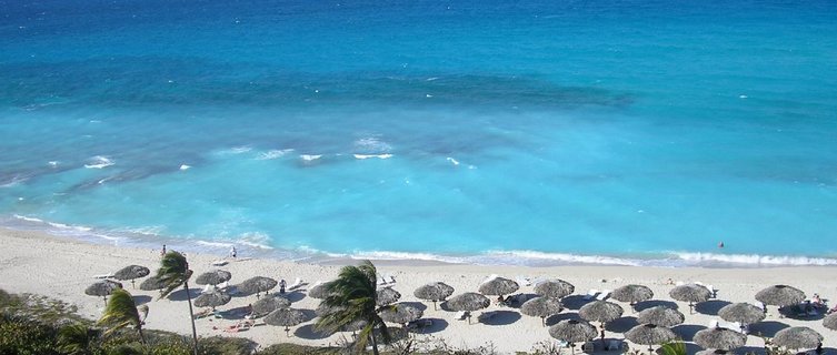 Varadero's beach is lined with a necklace of beautiful cays