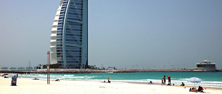 Relax in the shadow of the Burj Al Arab hotel