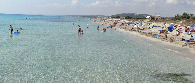 Son Bou beach is the best and biggest on Menorca