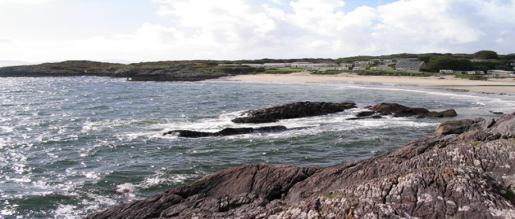 Caherdaniel beach is stunning and is home to frolicking dolphins