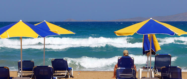 Take a dip in azure-blue water around Heraklion
