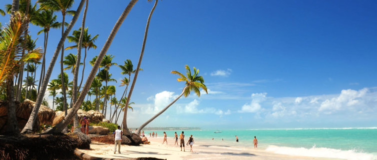 Punta Cana's sugar white sand beaches strech for kilometres