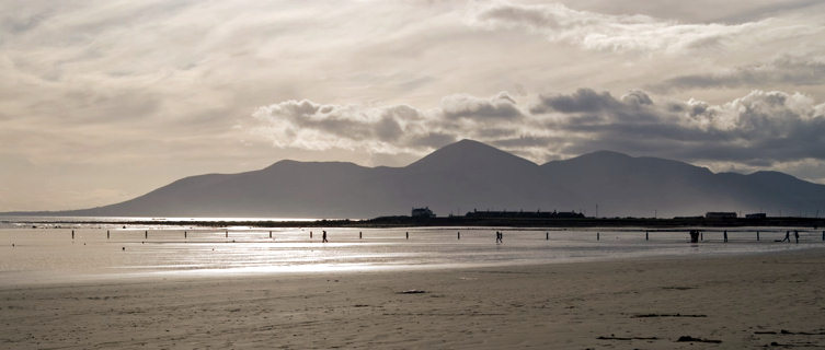 View of the Mountains of Mourne from Tyrella Beach