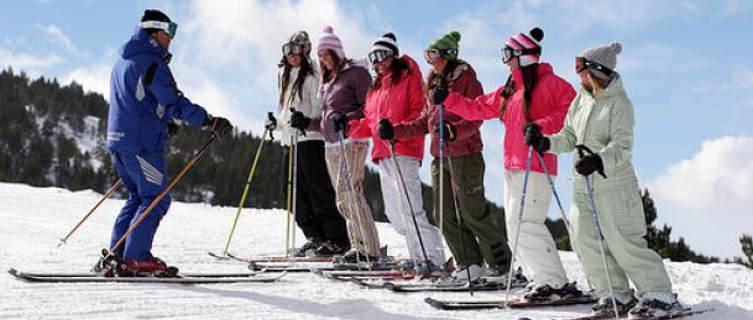 Ski school in the Grandvalira ski area