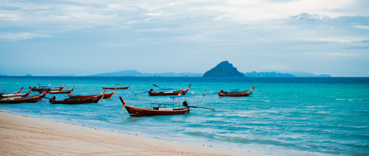 Fishermen's boats in Ko Phi Phi