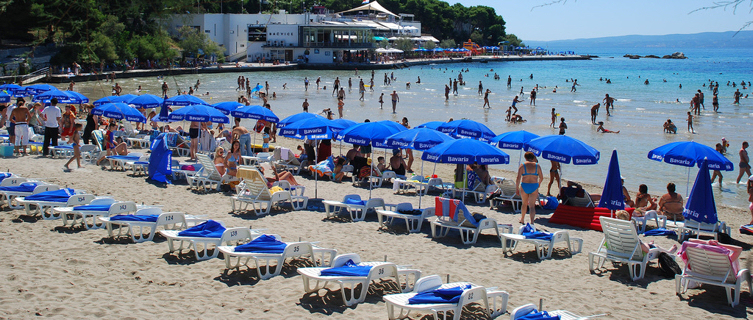 Head to Split's hugely popular Bacvice beach