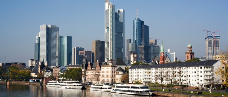 Frankfurt financial district