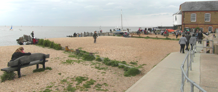 Charming Whitstable offers pretty pebble beaches 
