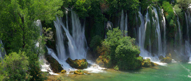 Beautiful Kravica waterfalls, Bosnia
