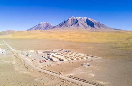 A geothermal plant in Chile