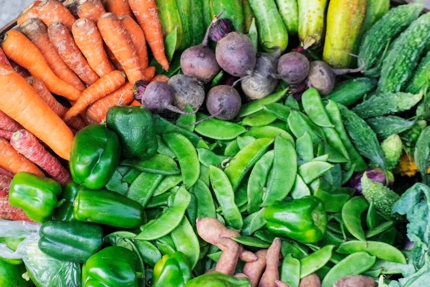 Fresh vegetables in Sikkim, India